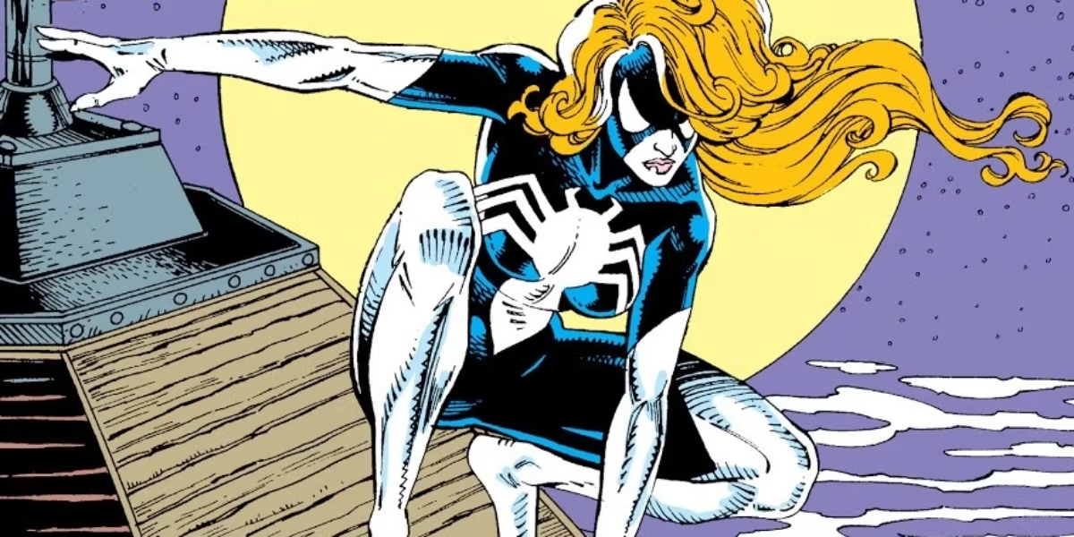 Julia Carpenter como Mulher-Aranha nos quadrinhos