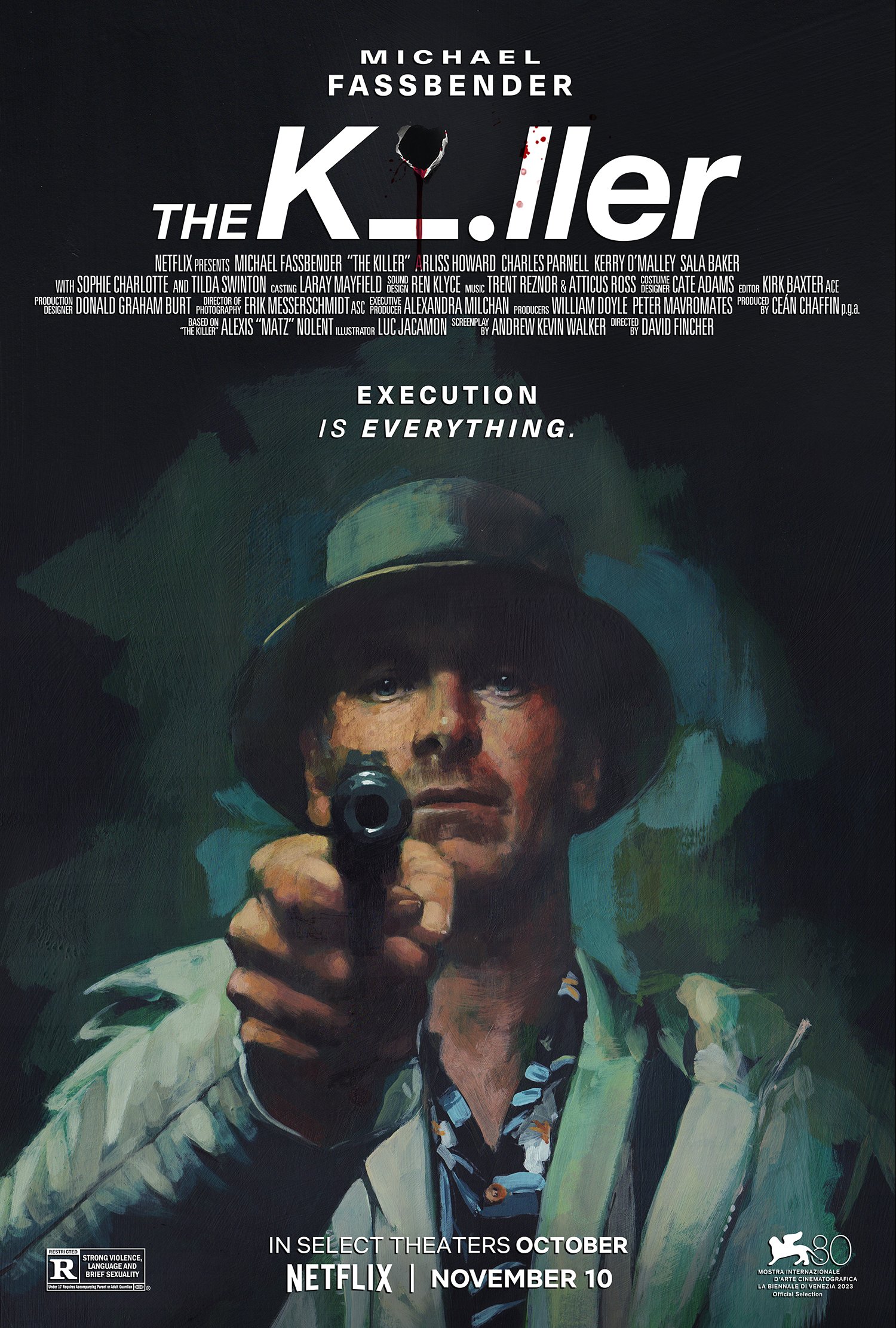 Primeiro cartez de 'The Killer', de David Fincher