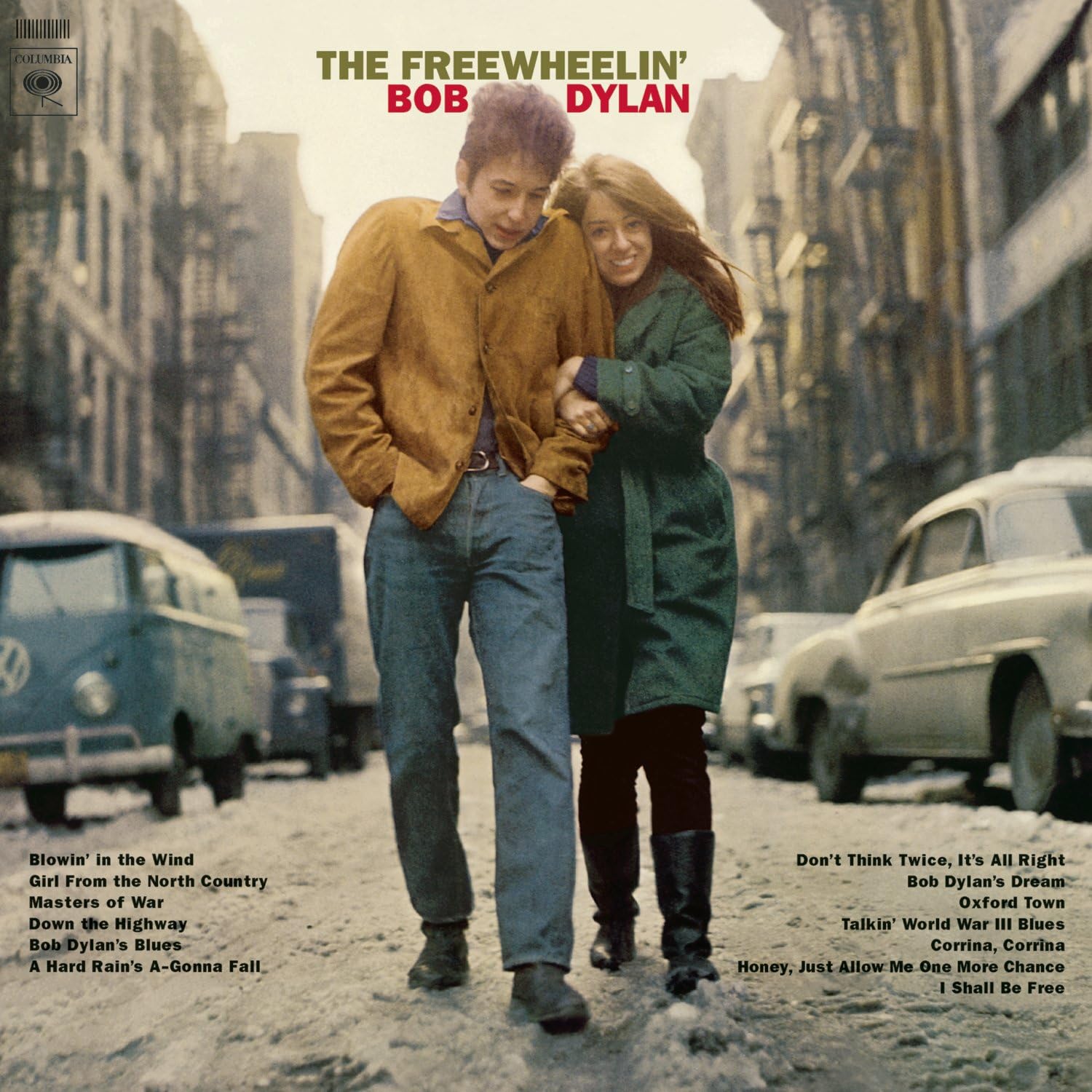 Capa de "The Freewheellin' Bob Dylan".