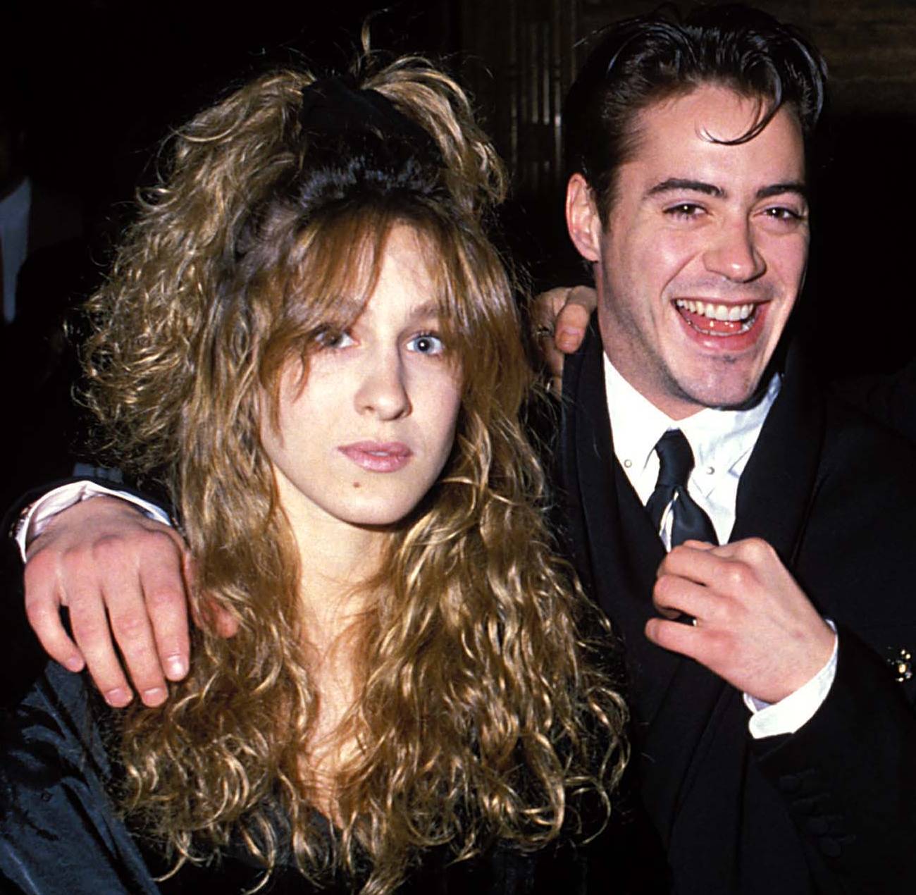 Sarah Jessica Parker e Robert Downey Jr. em 1988