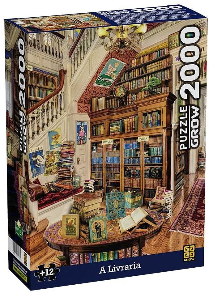 Grow Puzzle 2000 peças A Livraria