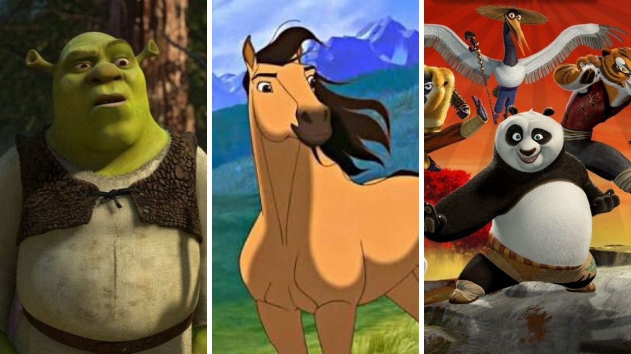 Quais são todos os filmes animados da DreamWorks?