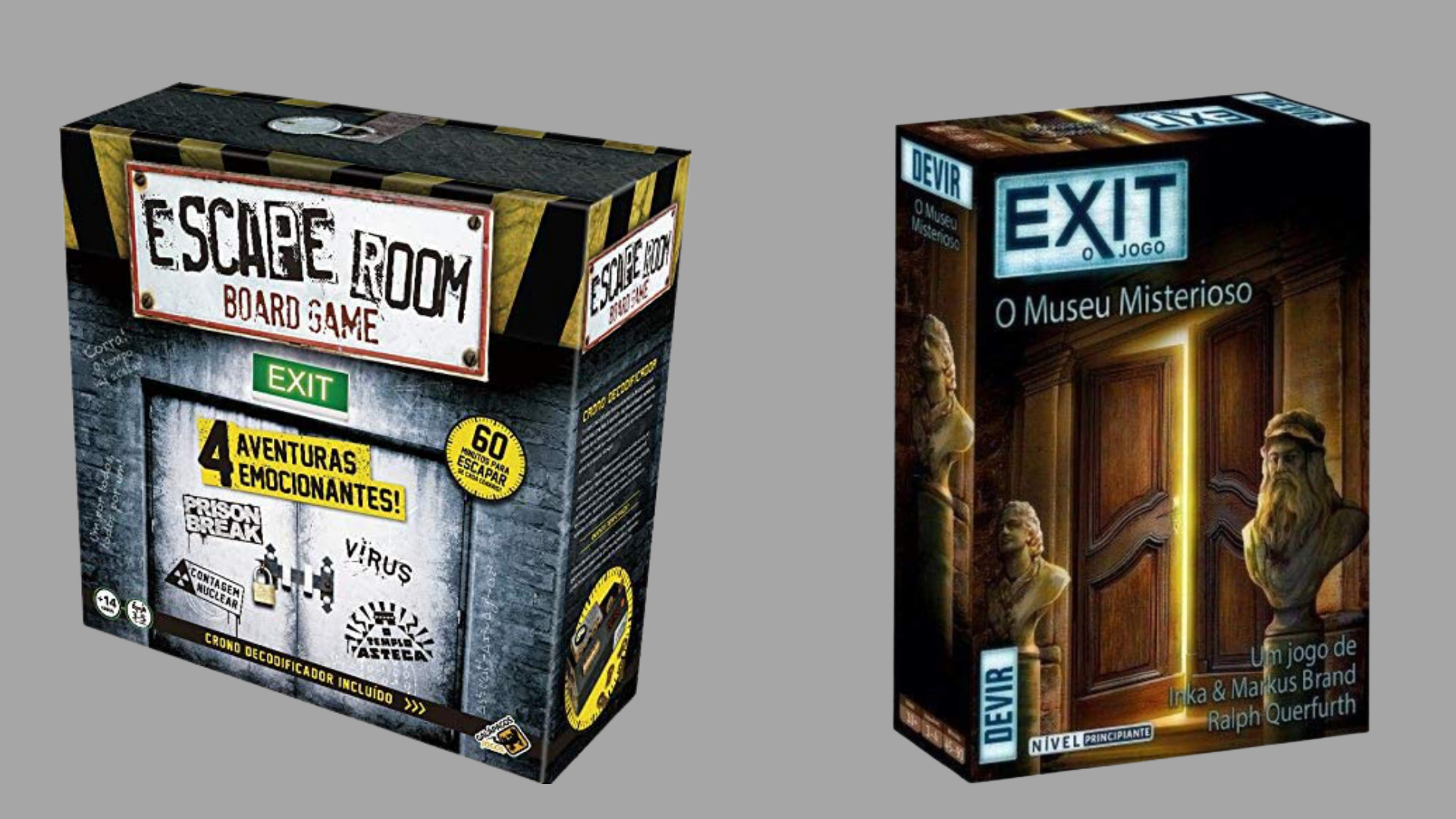 Jogo Exit O Museu Misterioso Escape Room Portugues Devir em Promoção na  Americanas