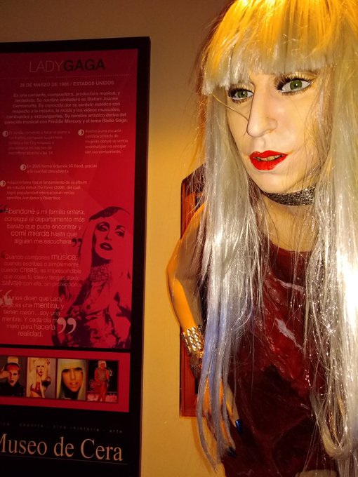 A estátua de cera de Lady Gaga (Reprodução)