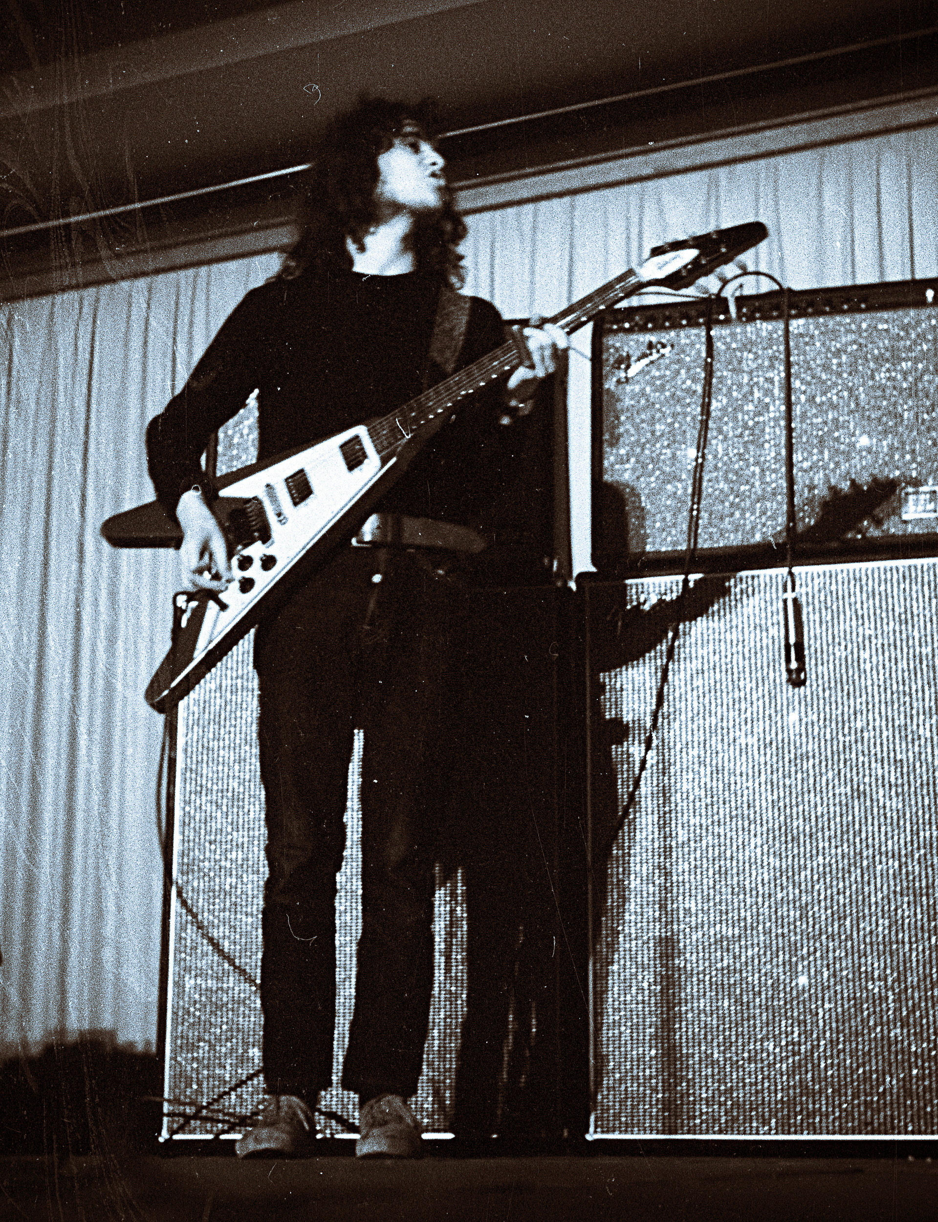 Jeremy Spencer tocando no Fleetwood Mac (Foto: W.W. Thaler / H. Weber / Hildesheim)