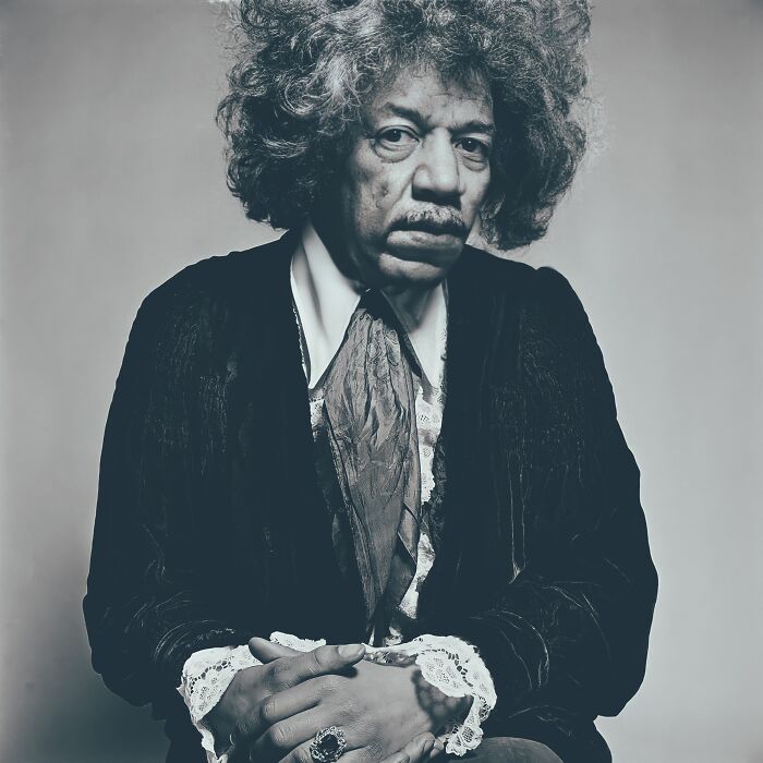 Jimi Hendrix por Alper Yesiltas