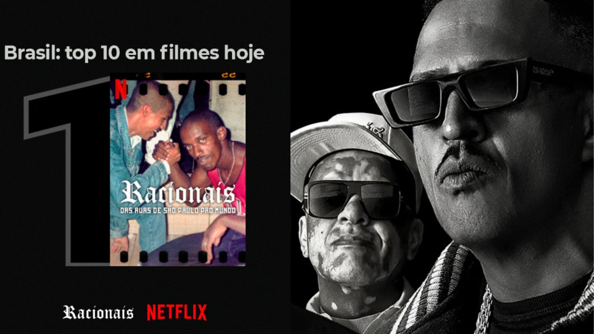 Documentário sobre Racionais MC's estreia na Netflix em novembro