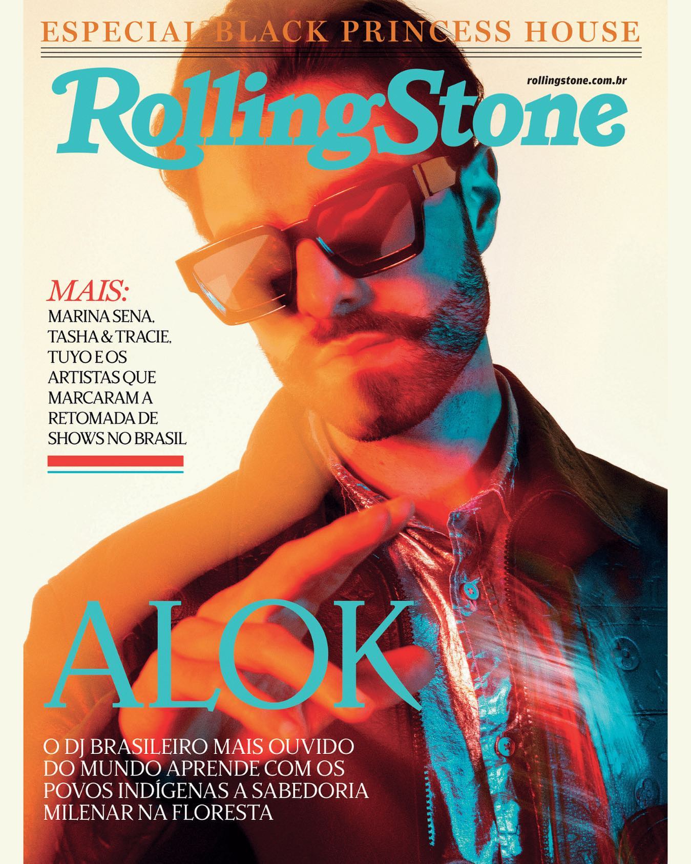 Os recomeços de Alok são tema da capa digital da Rolling Stone Brasil (Foto: Gil Inoue/Arte: Tiago Galvão)